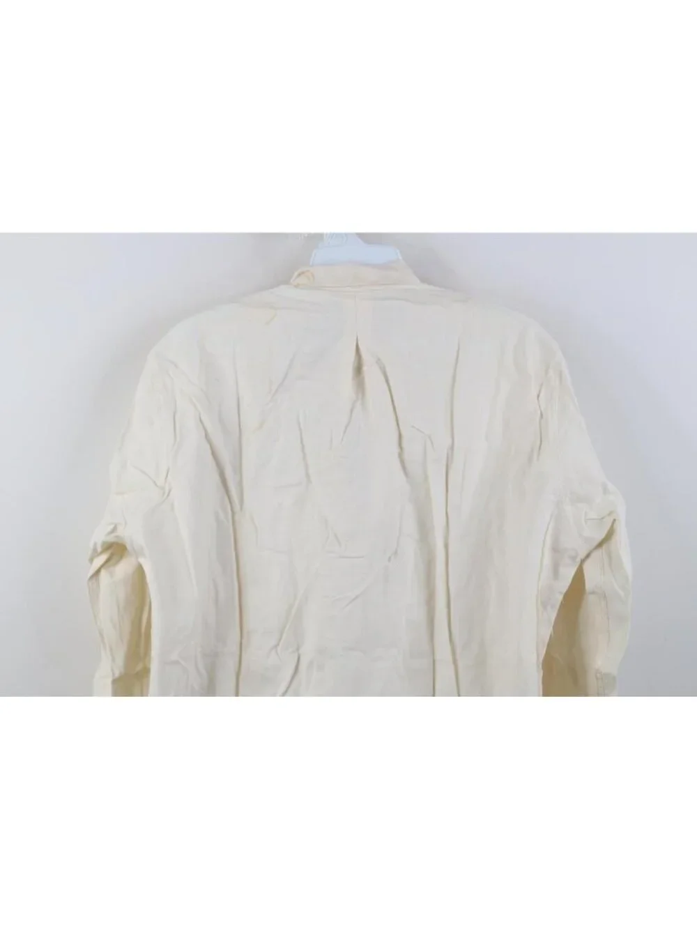 Deadstock 1950s Unissued German Military Mens 36 Hospital Grandpa Shirt White